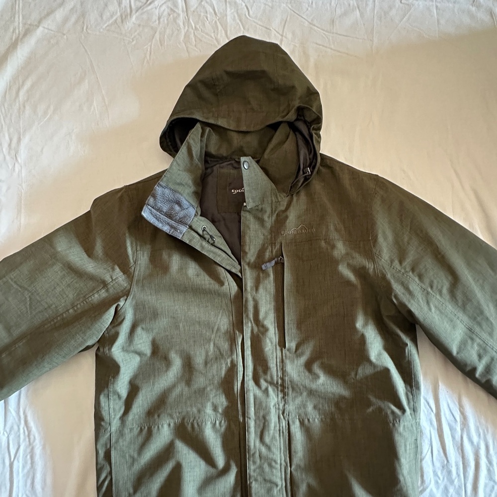 Eddy Bauer Jacket weatherproof olive